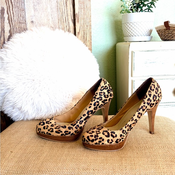 Bakers Shoes - 🖤Y2K🤎 BAKERS vintage Leopard Print Platform Pumps - Women